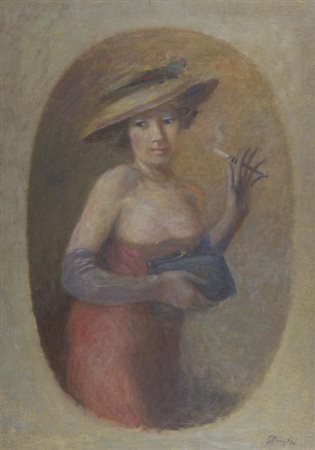 Giuseppe Manfredi Seravezza (Lu) 1934 Montecatini Terme (Pt) 1987 Signora con...