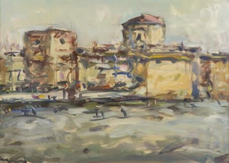 Enzo Pregno Alessandria d'Egitto 1898 Firenze 1972 San Frediano - Piazza...