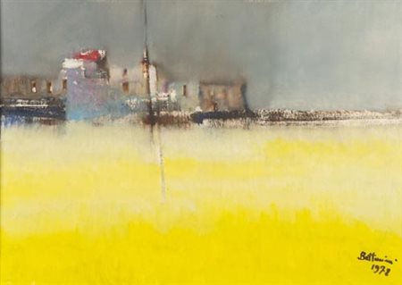 Lido Bettarini Sesto Fiorentino (Fi) 1927 Paesaggio 1972, Olio su tela, cm....