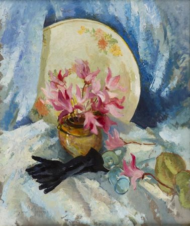 Sergio Cirno Bissi Carmignano (Po) 1902 Firenze 1988 Natura morta 1949, Olio...