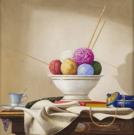 Walter Falconi Firenze 1935 Coordinate del tempo 2002, Olio su tela, cm....