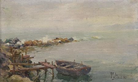 Oreste Paltrinieri Verona 1873 Viareggio 1966 Viareggio , Olio su tela...