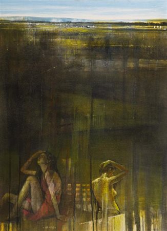 Emilio Fiaschi 1858 1941 Onda , Scultura in alabastro, cm. 27x22x17 Sul...