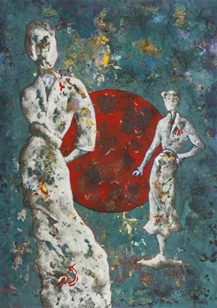 Massimo Podesta Sarzana (Sp) 1949 Rinascita 2016, Tecnica mista su tela, cm....