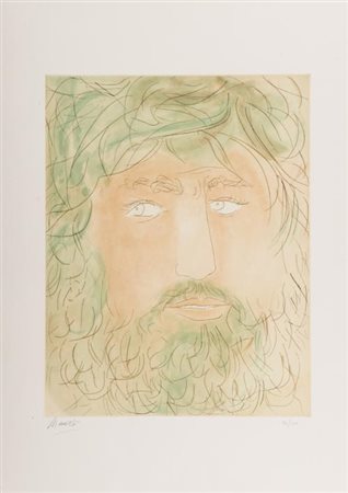 Giacomo Manzù Bergamo 1908 Ardea (Rm) 1991 Volto , Acquaforte e acquatinta di...