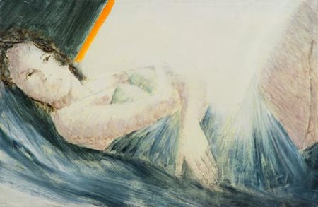 Francesco Giacomazzi Codigoro 1956 Mattina 1996, Olio e tecnica mista su...