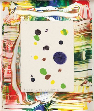 HORIO SADAHARU (1939-) Work 2013acrilici su tela su tavola cm...