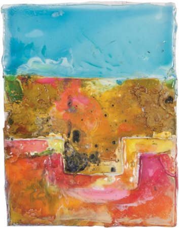 SENKICHIRO NASAKA (1923-2014) Work 1971acrilico e smalti su tavola cm...