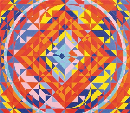 ONOSATO TOSHINOBU (1912-1986) Work 1975olio su tela cm 45x53firmato e datato...