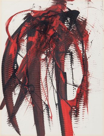 SUMI YASUO (1925-) Senza titolo 1958inchiostro giapponese su carta cm...