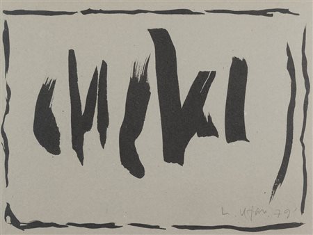 U-FAN LEE (GRUPPO MONO-HA) (1936-) Senza titolo 1979inchiostro su carta da...