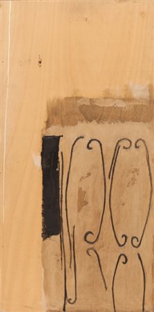 PIERO PIZZI CANNELLA (1955-) Senza titolo 1991tecnica mista su tavola cm...