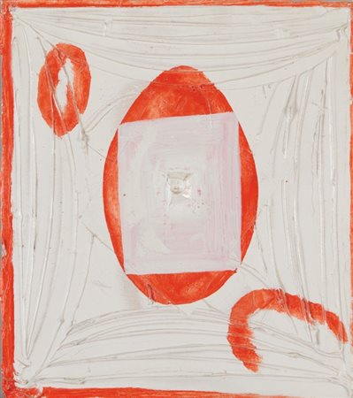 GIANNI DESSI' (1955-) Due facce 1994tecnica mista su gesso cm 30x28firmato e...