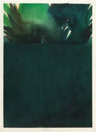 DAVIDE BENATI (1949-) Senza titolo 1993acquerello su carta cm 65x47,5firmato...