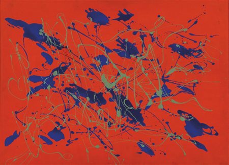 GIULIO TURCATO (1912-1995) Itinerariolio su tela cm 50x70firmato sul...