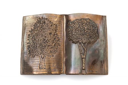 MARIO ROSSELLO (1927-2001) Senza titolo 1984bronzo cm 16x23,5esemplare...