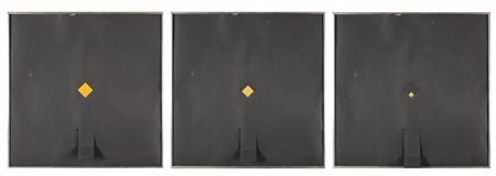 GIANNI COLOMBO (1937-1993) Senza titolo cartoncino cm 50x50firmato in basso a...