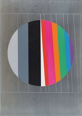 EUGENIO CARMI (1920-2016) Senza titolo serigrafia su alluminio cm...