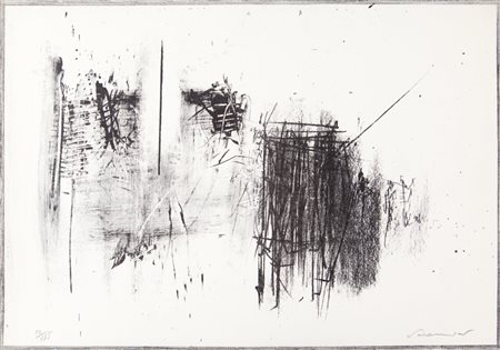 EMILIO SCANAVINO (1922-1986) Lotto di cinque opereSenza titoloserigrafie cm...