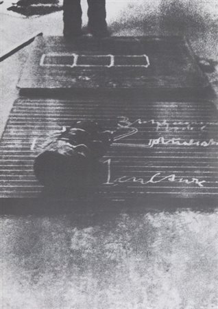 JOSEPH BEUYS (1921-1986) Senza titolo litografia cm 100x70esemplare...