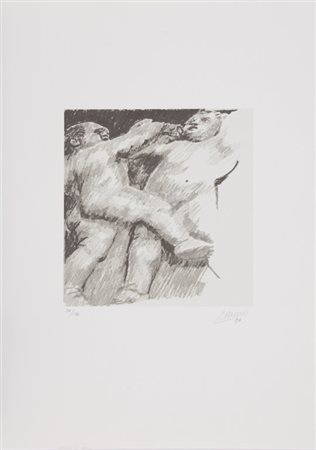 LUCAMARIA PATELLA (1938-) Senza titolo 1965serigrafia cm 70x50esemplare...