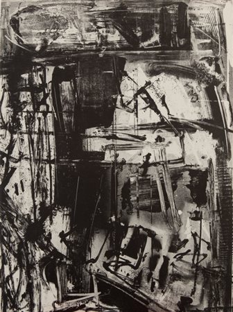 EMILIO VEDOVA (1919-2006) Immanente 1977litografia cm 70x50esemplare...