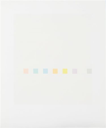 ANTONIO CALDERARA (1903-1978) Quadrato si, quadrato no 1972cofanetto con 14...