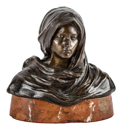 ANTONIO UGO (Palermo 1870 - 1950) SCULTURA in bronzo, fusione a cera persa...