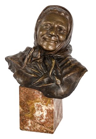 ANTONIO UGO (Palermo 1870 - 1950) SCULTURA in bronzo, fusione a cera persa...