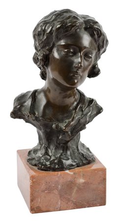 ANTONIO UGO (Palermo 1870 - 1950) SCULTURA in bronzo, fusione a cera persa...