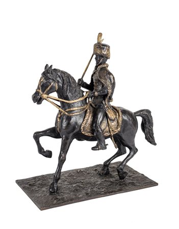 GIOVAN FRANCESCO GONZAGA (Milano 1921 - 2007) SCULTURA in bronzo, fusione a...