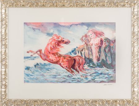 ALIGI SASSU (Milano 1912 - Pollenca 2000) SERIGRAFIA prova d'autore...