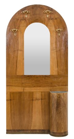 APPENDIABITI deco' in noce, radica di noce e palissandro. Sicilia I meta'...