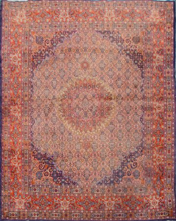 TAPPETO Mood, trama e ordito in cotone e vello in lana. Persia XX secolo...