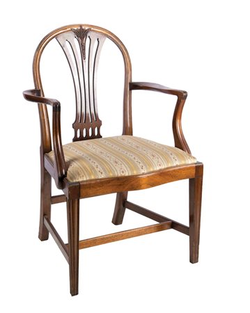 Poltroncina vittoriana in mogano, Inghilterra XIX secolo Misure cm 95 x 60 x 52