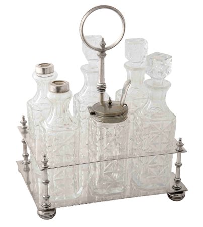 Oliera in sheffield, Inghilterra XIX secolo Base squadrata supporti a...