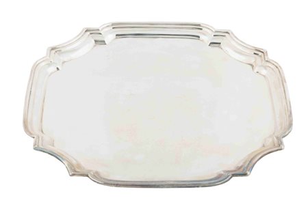 Piatto in argento quadrato Grammi 900 ca.