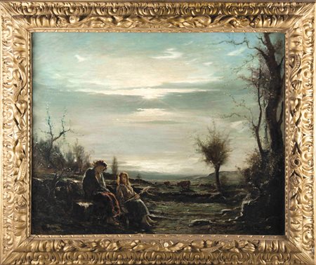 Antonio Fontanesi Reggio Emilia 1818-Torino 1882 Melanconie Autunnali 1876...