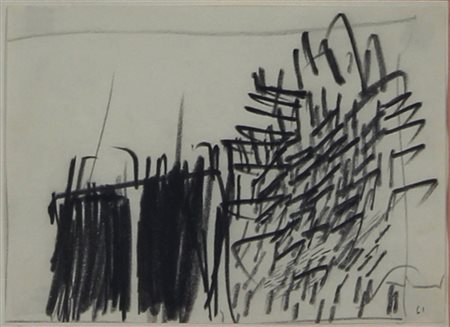 Emilio Scanavino, Composizioni, 1961, disegno su carta, cm. 11,5x16, firmato...