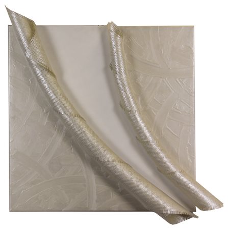 Antonio Baccarin, Senza Nome, 2003, acrilico su tela e doppio arrotolamento...