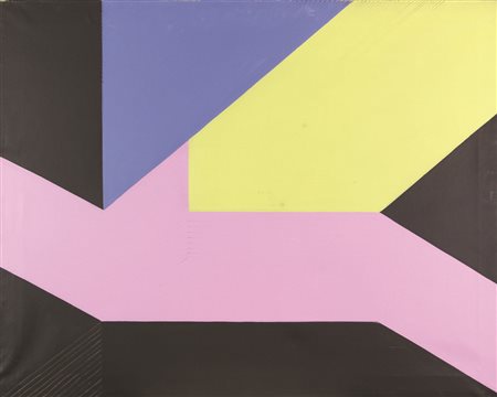 Alvaro Monnini, Ricerca di Spazio, 1975, acrilico su tela, cm. 73x92,...
