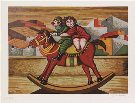 Salvo Lombardo, Senza titolo, serigrafia su carta, cm. 50x72, es. di 125,...