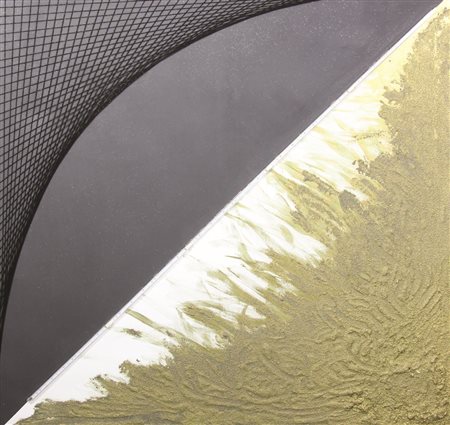 Giorgia Zanuso, Giorno e Notte, 2015, granulato di vari spessori su tela,...