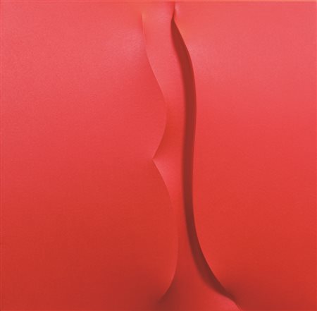 Giuseppe Amadio, LUSIA "Dignità di Fuoco", 2014, tela estroflessa, cm. 70x70,...