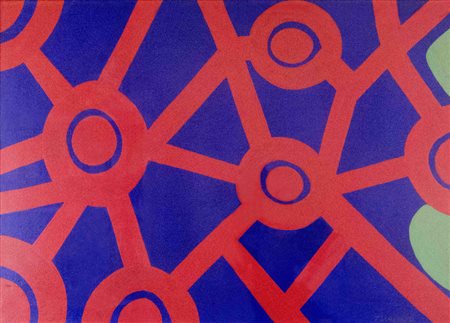 Giulio Turcato (Mantova 1912 - Roma 1995), Composizione a reticolo, 1970 Olio...