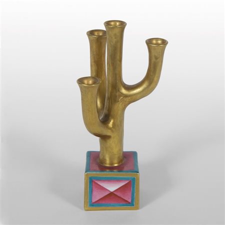 GIO PONTI Un vasetto fitomorfo in porcellana per RICHARD-GINORI, 1925,...