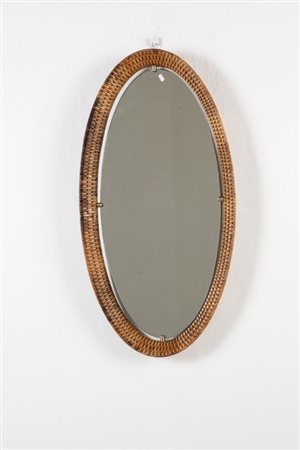 RO.MA., Cantù (Editore)Due specchi da parete, anni '60. Canna d'India...