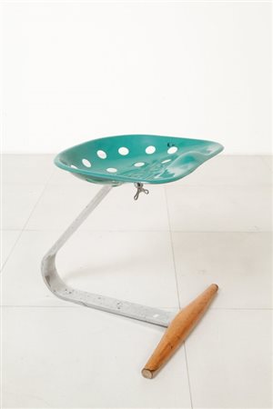 ACHILLE E PIER GIACOMO CASTIGLIONI Un sedile "Mezzadro", disegno 1957,...