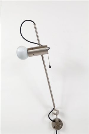TITO AGNOLI Una lampada a parete "194" per O-LUCE, anni '60. Metallo...