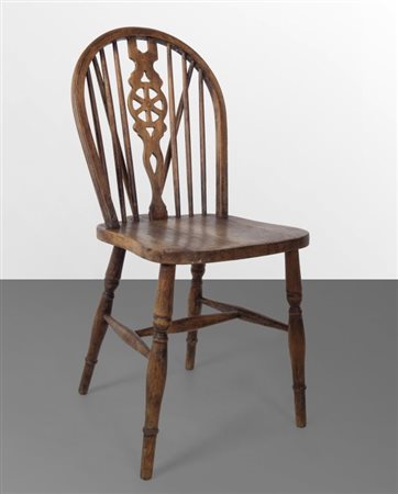 CHARLES RENNIE MACKINTOSH Una sedia "Chiddingstone", 1910. Legno di olmo....